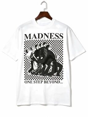 Madness One Step Beyond Graphics Womens Mens T-shirt Unisex